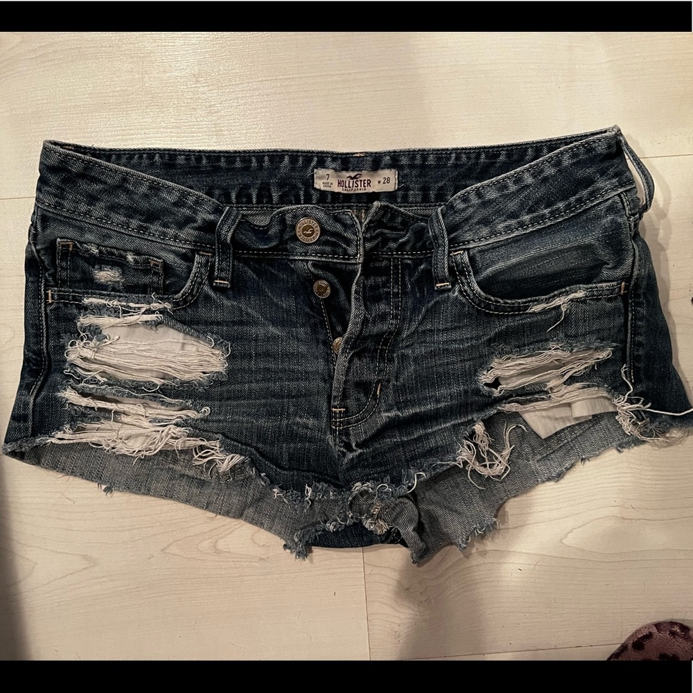Hollister denim shorts